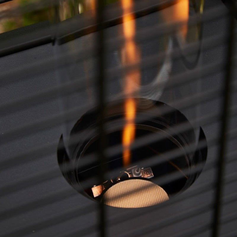 Chauffage extérieur Flamme Noire