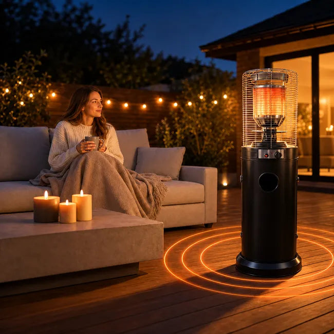 Chauffage de terrasse au gaz