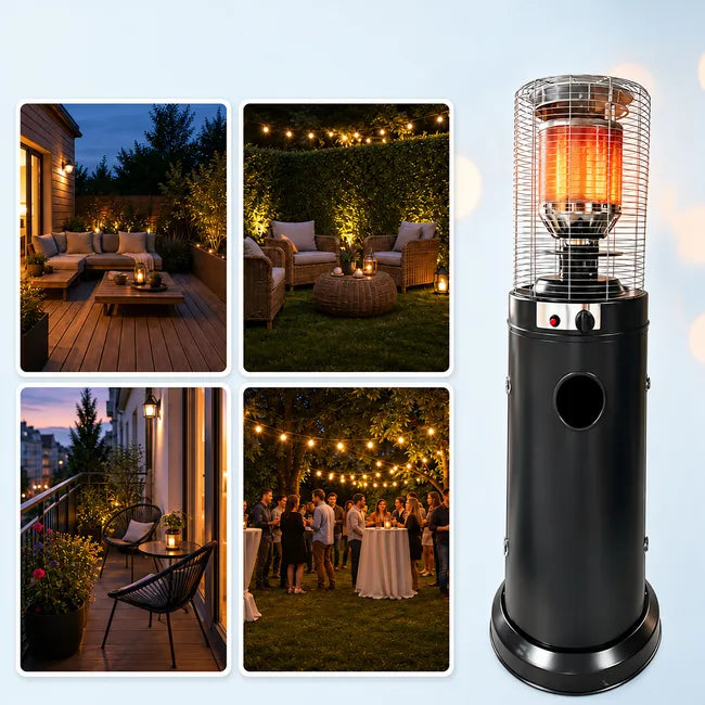 Chauffage de terrasse au gaz